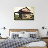Tobacco Barn Canvas Afdruk (Insitu (Slaapkamer))