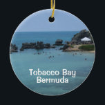 Tobacco Bay, Bermuda Keramisch Ornament<br><div class="desc">Mooie Tabaksbaai,  Bermuda!</div>