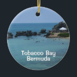 Tobacco Bay, Bermuda Keramisch Ornament<br><div class="desc">Mooie Tabaksbaai,  Bermuda!</div>