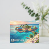Tobacco Caye Belize Briefkaart (Staand voorkant)