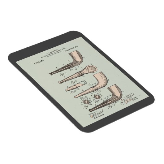 Tobacco Pipe Patent Magneet (Rechterzijde)