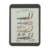 Tobacco Pipe Patent Magneet (Verticaal)