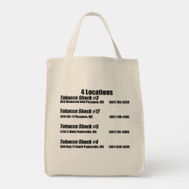 Tobacco Shack Canvas tas