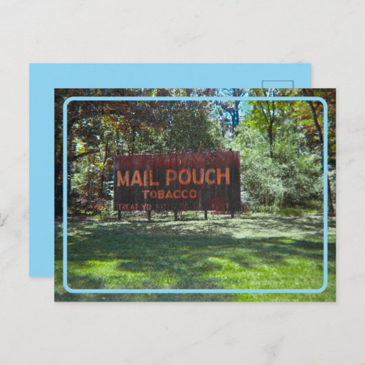 Tobacco Sign Briefkaart (Voorkant / Achterkant)