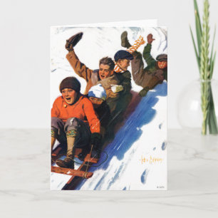 Tobaggani Feestdagen Kaart