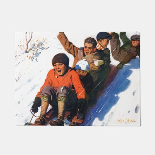 Tobagganing Deurmat (Voorkant)