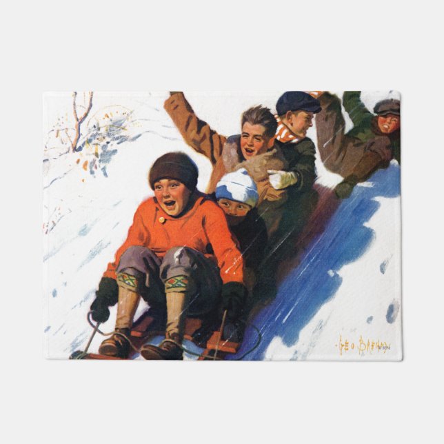 Tobagganing Deurmat (Voorkant)