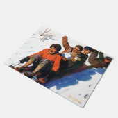 Tobagganing Deurmat (Schuin)