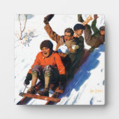 Tobagganing Fotoplaat (Voorkant)