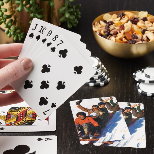 Tobagganing Speelkaarten (Insitu)