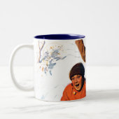 Tobagganing Tweekleurige Koffiemok (Links)