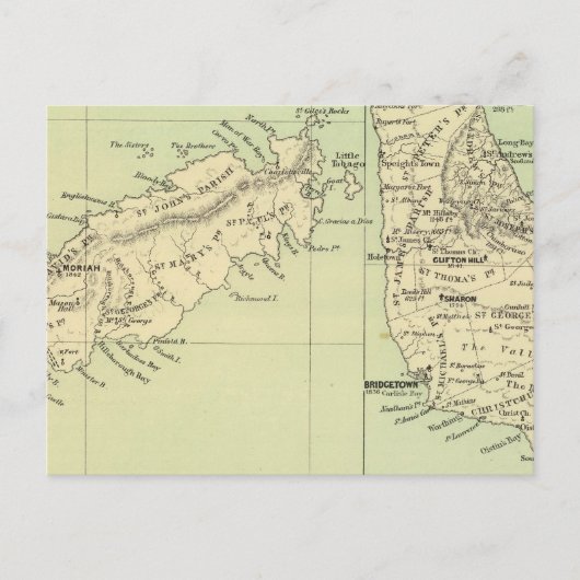 Tobago Barbados Briefkaart (Voorkant)