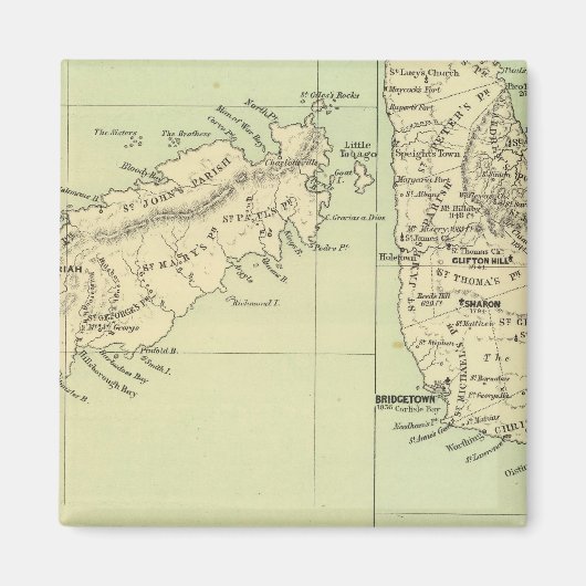 Tobago Barbados Magneet (Voorkant)