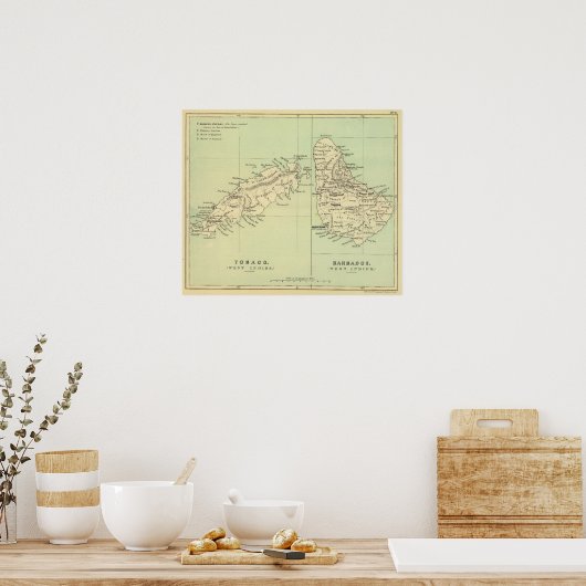 Tobago Barbados Poster (Keuken)