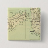 Tobago Barbados Vierkante Button 5,1 Cm (Voorkant)