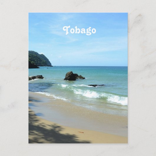 Tobago Beach Briefkaart (Voorkant)