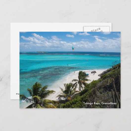 Tobago Keys, Grenadines Briefkaart (Voorkant / Achterkant)