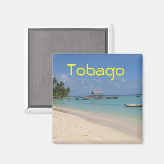 Tobago Koelkast magneet (Voorkant / Achterkant)