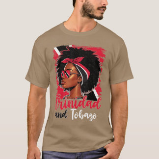 Tobagonian Meisjestrinidad Vlag Trotsdrini Vrouwen T-shirt