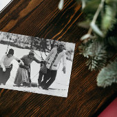 Tobbogan party in 1910 kaart