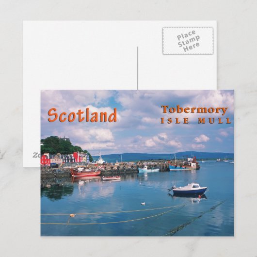 Tobermory, eiland Mull, Schotland Briefkaart (Voorkant / Achterkant)