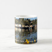 Tobermory, eiland Mull, Schotland met bloemen Koffiemok (Center)