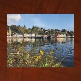 Tobermory, eiland Mull, Schotland met bloemen Legpuzzel