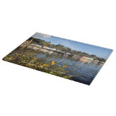 Tobermory, eiland Mull, Schotland met bloemen Snijplank (Hoek)