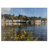 Tobermory, eiland Mull, Schotland met bloemen Snijplank (Voorkant)