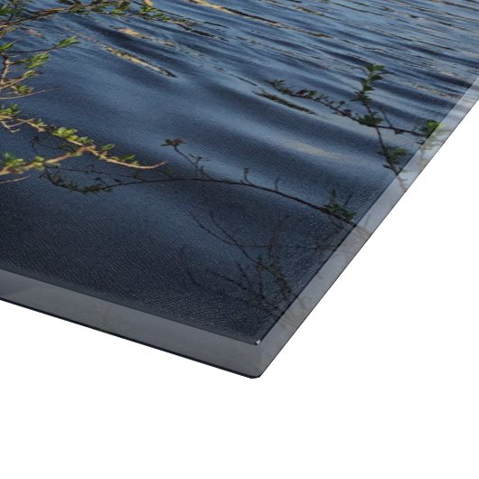 Tobermory, eiland Mull, Schotland met bloemen Snijplank (Hoek)