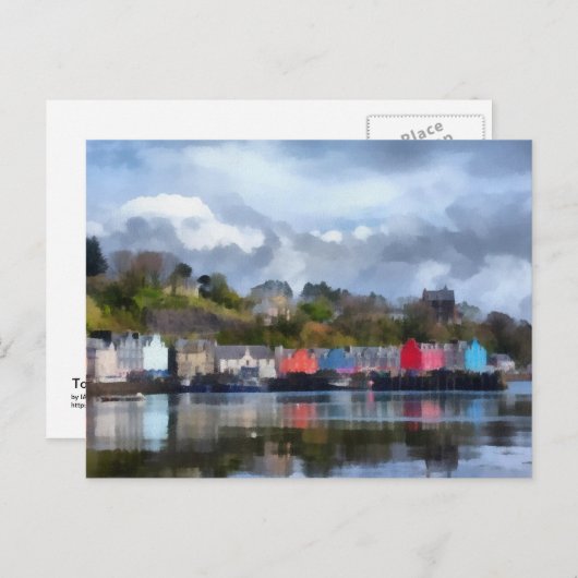 Tobermory Harbour Briefkaart (Voorkant / Achterkant)
