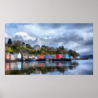 Tobermory Harbour Poster