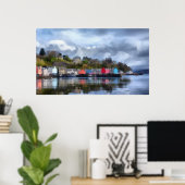 Tobermory Harbour Poster (Thuiskantoor)