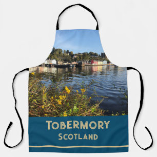 Tobermory, Isle of Mull, Schotland met Flowers Apr Schort