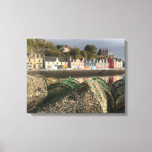Tobermory, Isle of Mull, Schotland Schilderachtig Canvas Afdruk