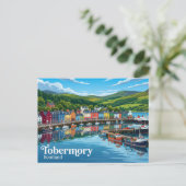 Tobermory Schotland Briefkaart (Staand voorkant)