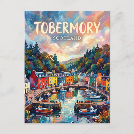 Tobermory Schotland Briefkaart (Voorkant)