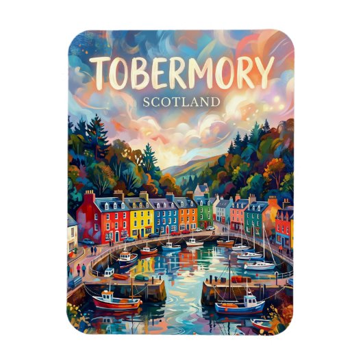 Tobermory Schotland Magneet (Verticaal)