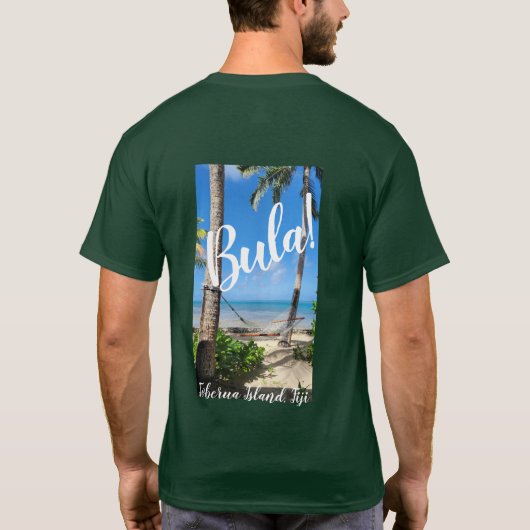 Toberue Island, Fiji T-shirt (Achterkant)