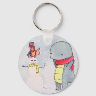 Tobey en Max Snowman Sleutelhanger