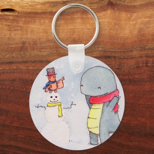 Tobey en Max Snowman Sleutelhanger (Voorkant)