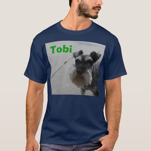Tobi Navy Blue T-shirt (Voorkant)