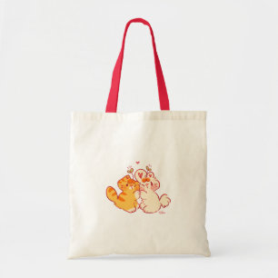 Tobi & Tansy Knuffel - Knuffelige Kat & Konijn Tote Bag
