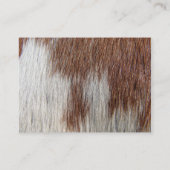 Tobiano Paint Horse Pattern Visitekaartje (Achterkant)