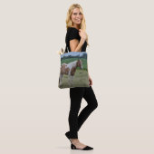 Tobiano Paint Horse Tote Bag (Op model)