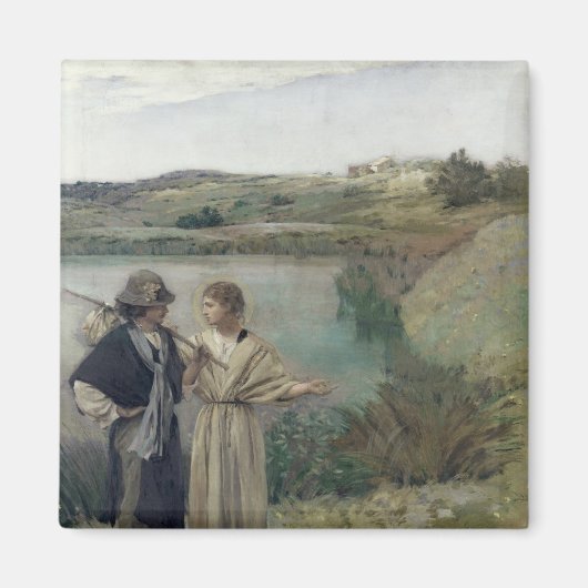 Tobias en de Archangel Raphael Magneet (Voorkant)