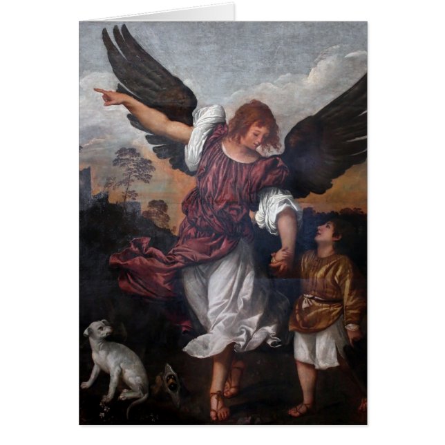 Tobias en de Archangel Raphael - Titiaan (Voorkant)
