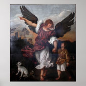 Tobias en de Archangel Raphael - Titiaan Poster (Voorkant)