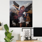 Tobias en de Archangel Raphael - Titiaan Poster (Thuiskantoor)