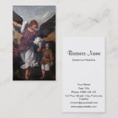 Tobias en de Archangel Raphael - Titiaan Visitekaartje (Voorkant / Achterkant)